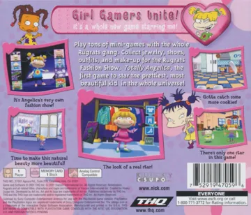 Nickelodeon Rugrats - Totally Angelica (US) box cover back